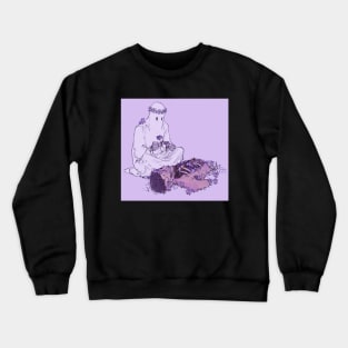 Purple Crewneck Sweatshirt